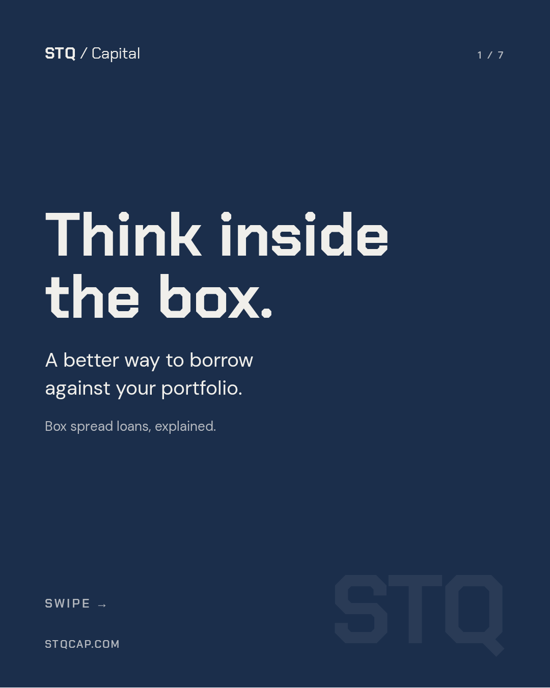 Think inside the box: a better way to borrow against your portfolio